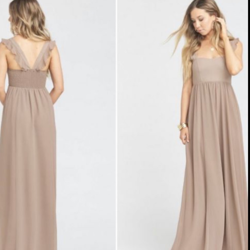 Show Me Your MuMu Dusty Pink Maxi Dress